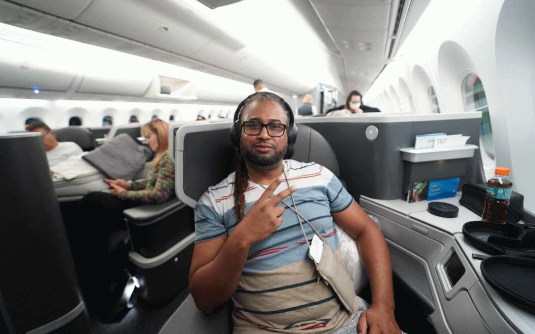 Flying business class on american airlines