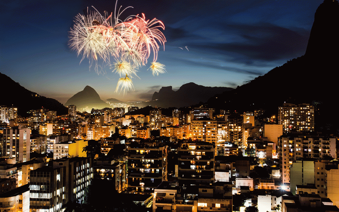 Celebrating New Years Eve in Rio de Janeiro