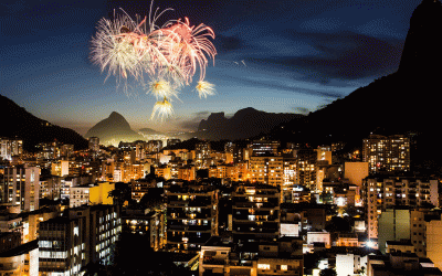 Celebrating New Years Eve in Rio de Janeiro