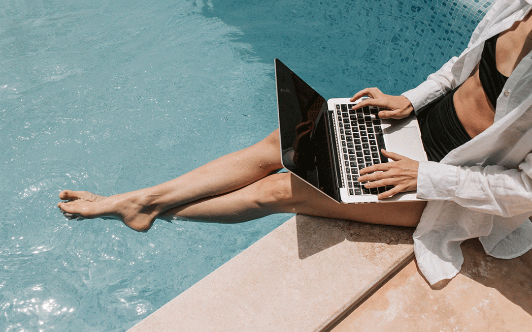 how to work remotely while traveling out the country