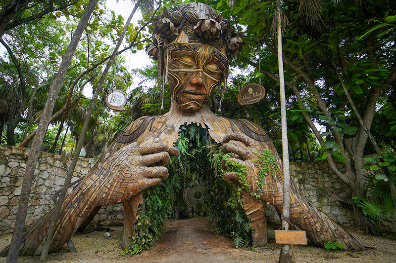 Ahau Tulum Statue