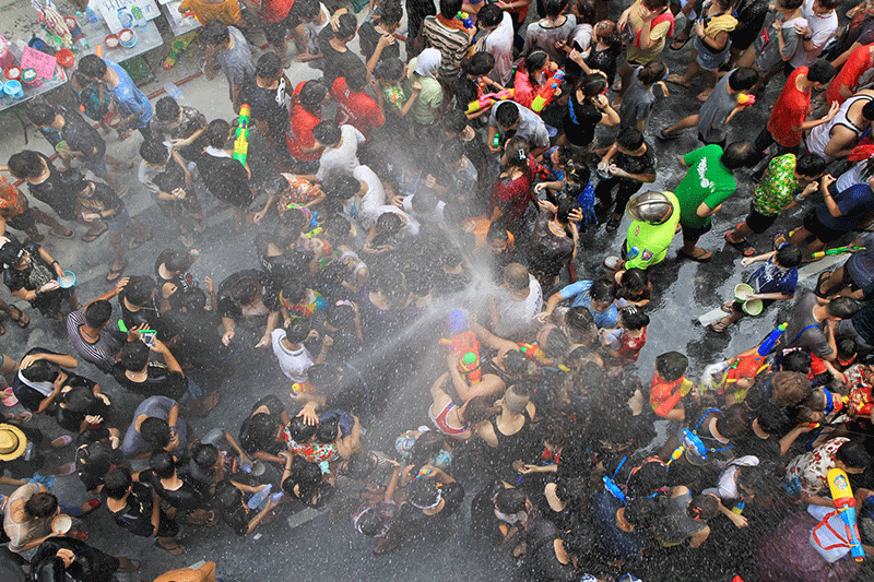 Bangkok is one of the best party destinations in the world Songkran festival