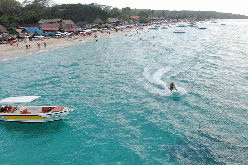 how to get to playa blanca in cartagena by boat
